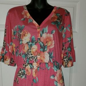 Glitzy Girls floral dress